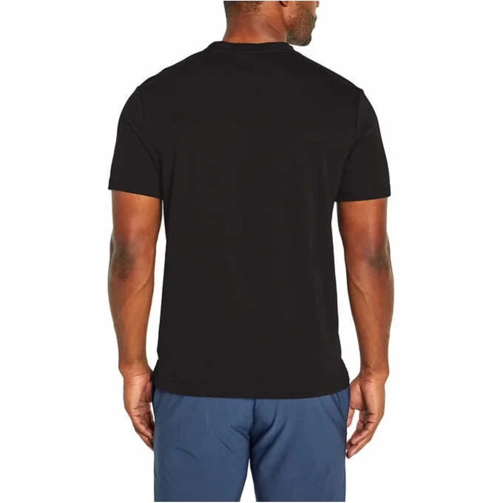Banana Republic Mens XL T-Shirt Luxe Touch Performance Black Short Sleeve Cotton